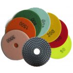 Tyrolit Wet Polishing Pad - 125mm - 50 Grit - Light Green