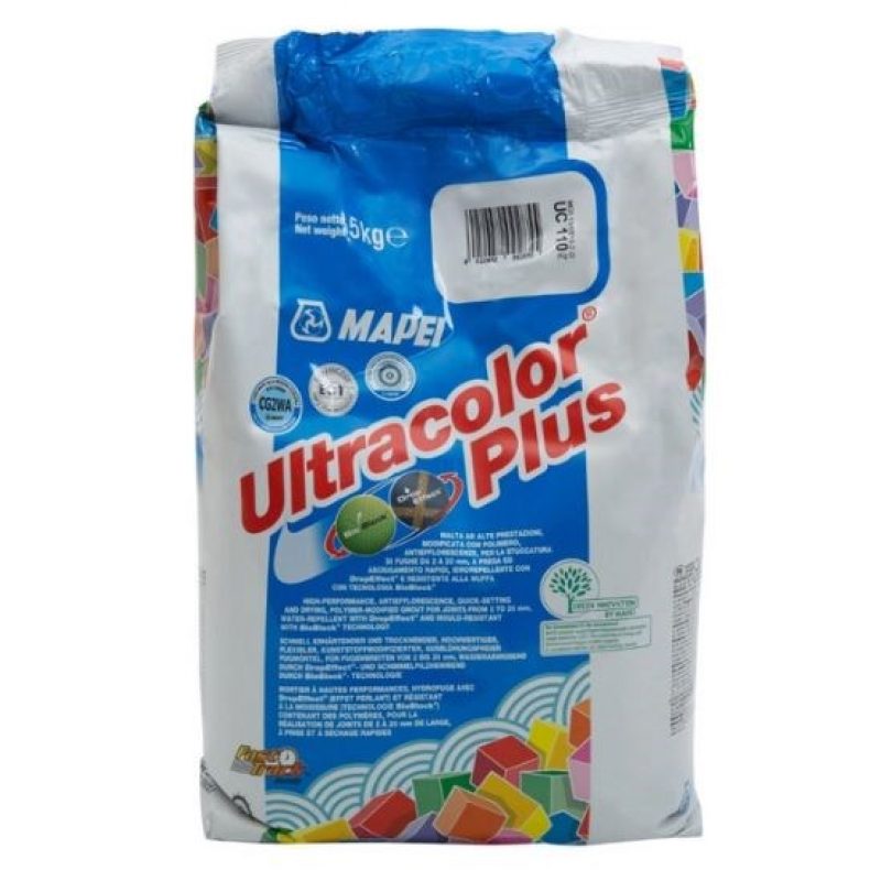 Mapei Ultracolor Plus 5kg - 113 - Cement Grey - Tilers Direct ...