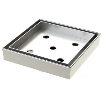 Bounty Brassware SS316 Square Tile Insert Floor Waste/Grate - 80mm