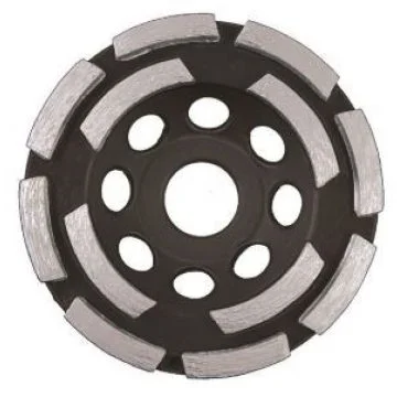 Boss Dual Row Diamond Cup Grinding Wheel - 100mm