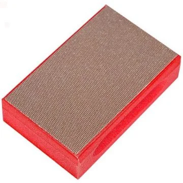 Diamond Hand Polishing Pad - 200 grit - Red - DTA