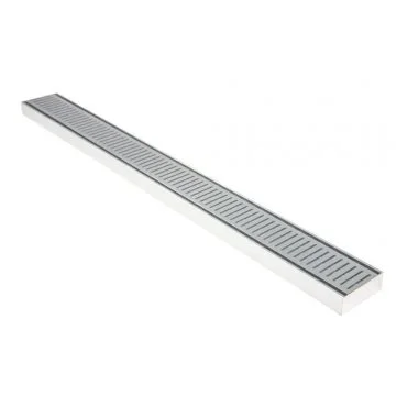 Lauxes Next Generation Floor Grate 100mm x 35mm - Silver - SOLD BY THE METRE