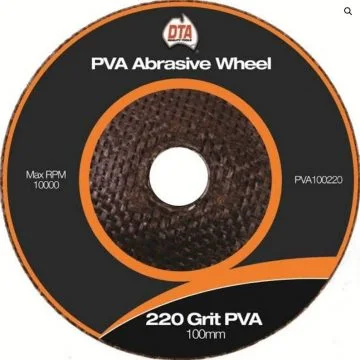 PVA Abrasive Wheel - 220 Grit - 100mm