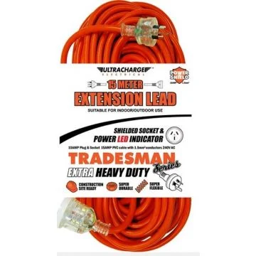 Ultracharge Extension Lead 15m - Tradesman Series