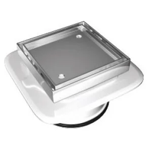 Bermuda Mega Square "Lowline" - Brushed Nickle