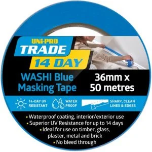 Uni-Pro 14-Day Masking Tape - Blue - 36mm