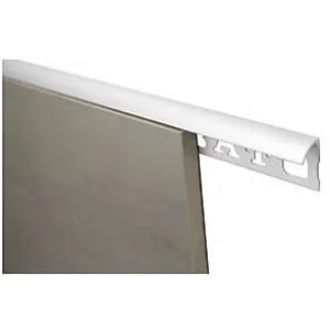 Aluminium Half Round Trim - 10mm - White - BAT - IN-STORE PICK-UP ONLY