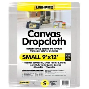 Uni-Pro Canvas Drop Sheet - 9 x 12