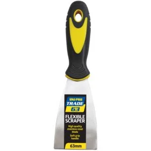 Un-Pro Trade 125mm Soft Grip Flex Scraper