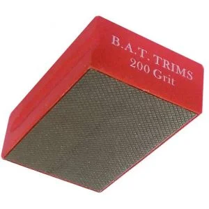 Diamond Hand Polishing Pad - 200 Grit - Red - BAT