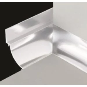 Cove Trim - 10mm x 10mm x 3.6 Internal Corner - Matt Silver - DTA