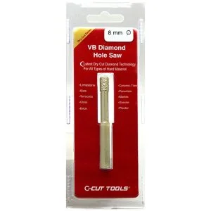 C-Cut Dry VB Diamond Hole Saw 8mm